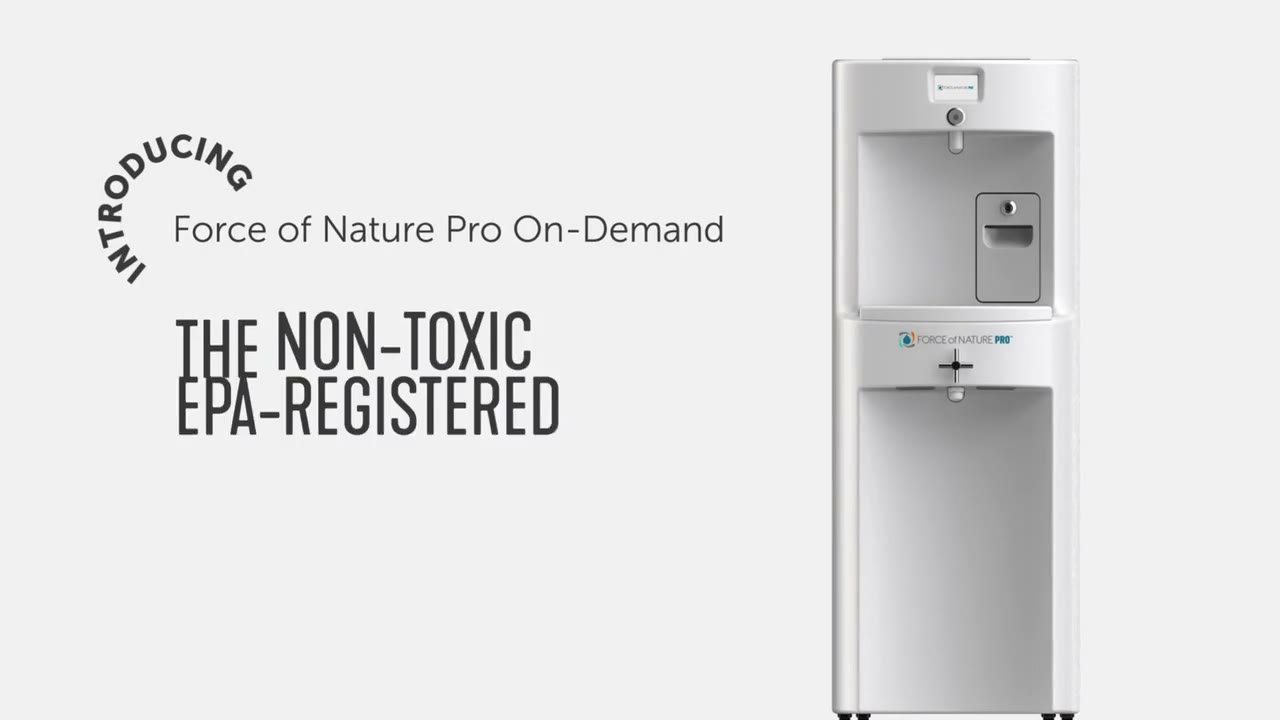 Force of Nature smart cleaning and disinfection system